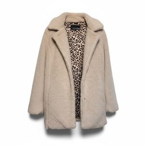 Women's Soft Blush Pink Teddy Jacket